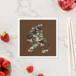 Bigfoot Sasquatch Camouflage  Servet
