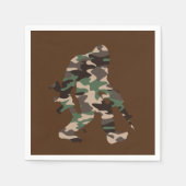 Bigfoot Sasquatch Camouflage  Servet (Voorkant)