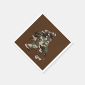 Bigfoot Sasquatch Camouflage  Servet (Hoek)