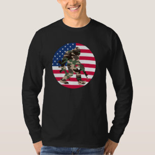Bigfoot Sasquatch Camouflage T-shirt