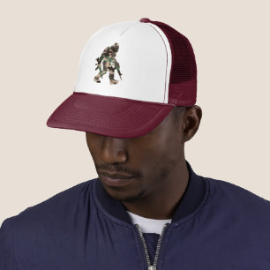 Bigfoot Sasquatch Camouflage Trucker Pet