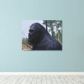 bigfoot, sasquatch, canvas afdruk (Insitu (Houten vloer))