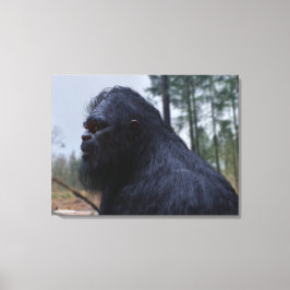 bigfoot, sasquatch, canvas afdruk