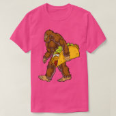 Bigfoot Sasquatch Carrier Taco Funny Camping T-shirt (Design voorkant)