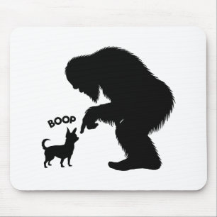 Bigfoot Sasquatch Chihuahua Nose Boop Muismat