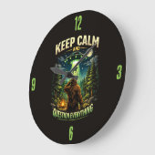 Bigfoot Sasquatch Clock Grote Klok (Hoek)