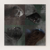 BIGFOOT SASQUATCH COLLAGE LEGPUZZEL (Horizontaal)
