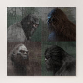 BIGFOOT SASQUATCH COLLAGE LEGPUZZEL (Verticaal)