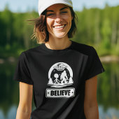 Bigfoot Sasquatch Cryptid Believer Alien Women T-shirt