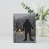 BIGFOOT SASQUATCH DE BOSSEN BRIEFKAART (Staand voorkant)