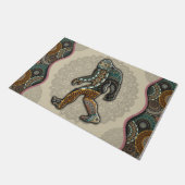 Bigfoot Sasquatch DoorMat, Funny Bigfoot Deurmat (Schuin)