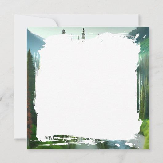 Bigfoot Sasquatch Double Exposure with Forest (Achterkant)