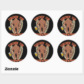 Bigfoot Sasquatch Drink Bier Ronde Sticker (Vel)