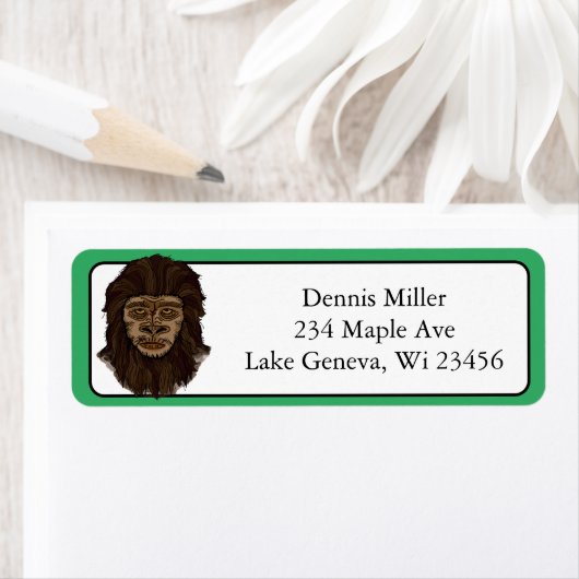 Bigfoot Sasquatch Etiket (Insitu)