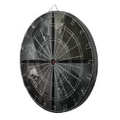 BIGFOOT SASQUATCH FACE PORTRET Dartboard Dartbord (Voorkant Rechts)