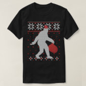 Bigfoot Sasquatch Family Matching Ugly Kerstmis S T-shirt (Design voorkant)