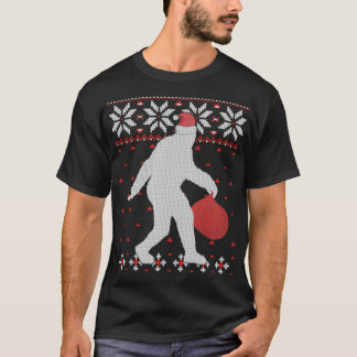 Bigfoot Sasquatch Family Matching Ugly Kerstmis S T-shirt