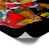 Bigfoot Sasquatch For Men Grandpa Boys Kids Christ Poster (Hoek)