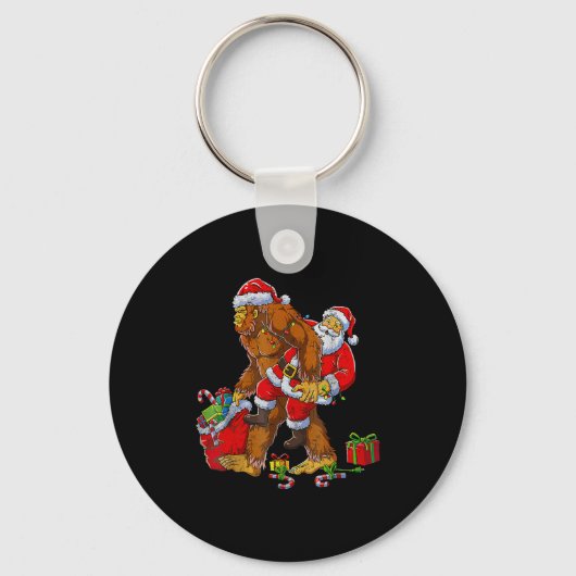 Bigfoot Sasquatch For Men Grandpa Boys Kids Christ Sleutelhanger (Voorkant)
