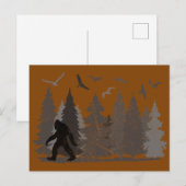Bigfoot Sasquatch Forest Briefkaart (Voorkant / Achterkant)