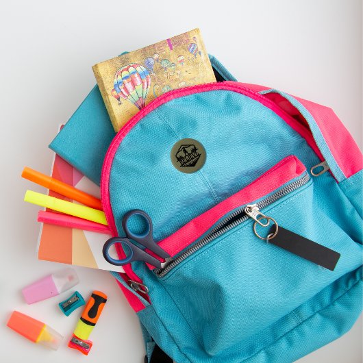 BigFoot Sasquatch Funny Squatchy Forest Ronde Button 5,7 Cm