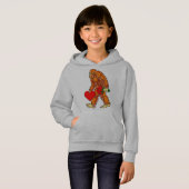 Bigfoot Sasquatch Funny Valentijnsdag Love (Voorkant volledig)