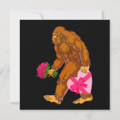Bigfoot Sasquatch Funny Valentijnsdag Love (Achterkant)