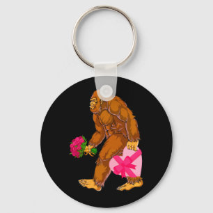 Bigfoot Sasquatch Funny Valentijnsdag Love Sleutelhanger