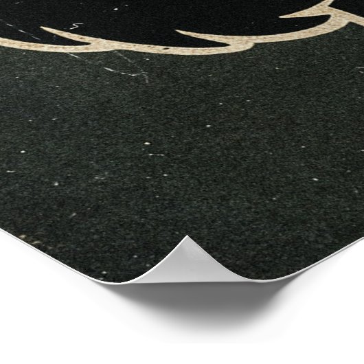 Bigfoot Sasquatch Geloof Wall Art Poster Print (Hoek)