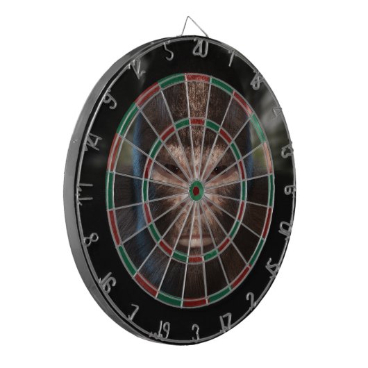 BIGFOOT SASQUATCH GEZICHTSPORTRET II DARTBORD (Voorkant Links)