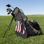Bigfoot - Sasquatch Golf Bag Golfhanddoek (Groen)