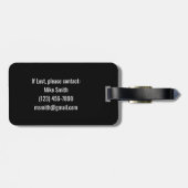 BigFoot Sasquatch Grappig In Niet Verloren Alleen  Bagagelabel (Achterkant horizontaal)