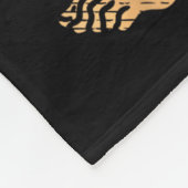 Bigfoot Sasquatch Heart With Arrow Funny Valentine Fleece Deken (Hoek)