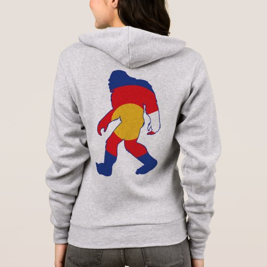 Bigfoot-Sasquatch Hoodie (Achterkant)