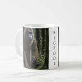 Bigfoot Sasquatch in de Bossen Koffiemok (Voorkant links)