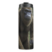Bigfoot Sasquatch in de Bossen Thermosbeker (Voorkant)