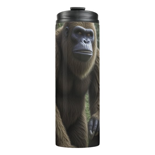 Bigfoot Sasquatch in de Bossen Thermosbeker (Voorkant)