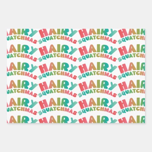 Bigfoot Sasquatch Inpakpapier Vel (Voorkant 2)