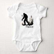 Bigfoot Sasquatch Inspirerend Quote Bodysuit