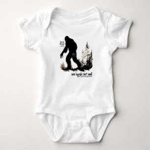 Bigfoot Sasquatch Inspirerend Quote Bodysuit