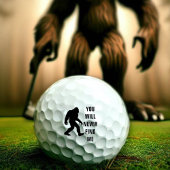 BIGFOOT / Sasquatch : JE VINDT ME NOOIT. Golfballen