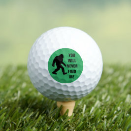 BIGFOOT / Sasquatch : JE VINDT ME NOOIT. Golfballen