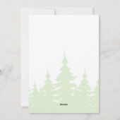 Bigfoot Sasquatch-kerstkaartje Feestdagenkaart (Achterkant)