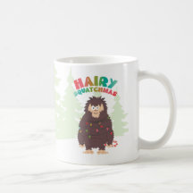 Bigfoot Sasquatch-kerstkaartje