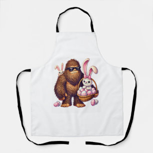 Bigfoot Sasquatch Konijn Paaseieren Retro Mannen J Schort