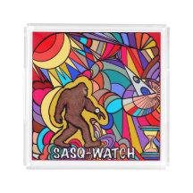 Bigfoot Sasquatch Leuke Abstracte Kunst