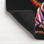 Bigfoot Sasquatch Liefhebbers Totale Zonsverduiste Muismat (Hoek)