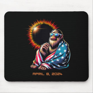 Bigfoot Sasquatch Liefhebbers Totale Zonsverduiste Muismat