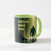 Bigfoot Sasquatch Louisiana Swamp Thing aanpassen Mok (Voorkant rechts)