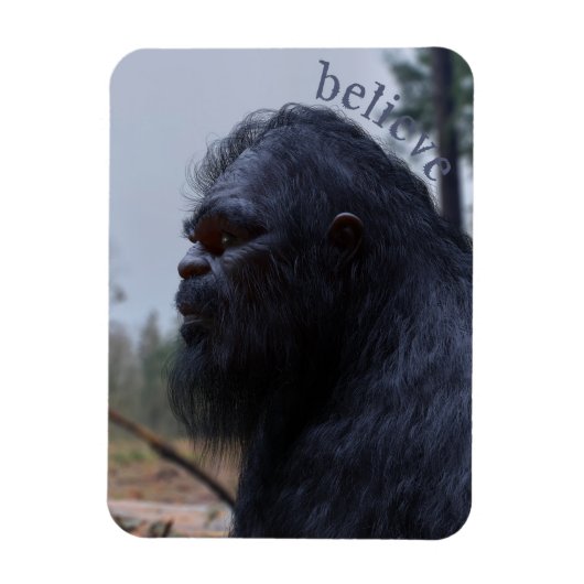 bigfoot sasquatch magneet (Verticaal)